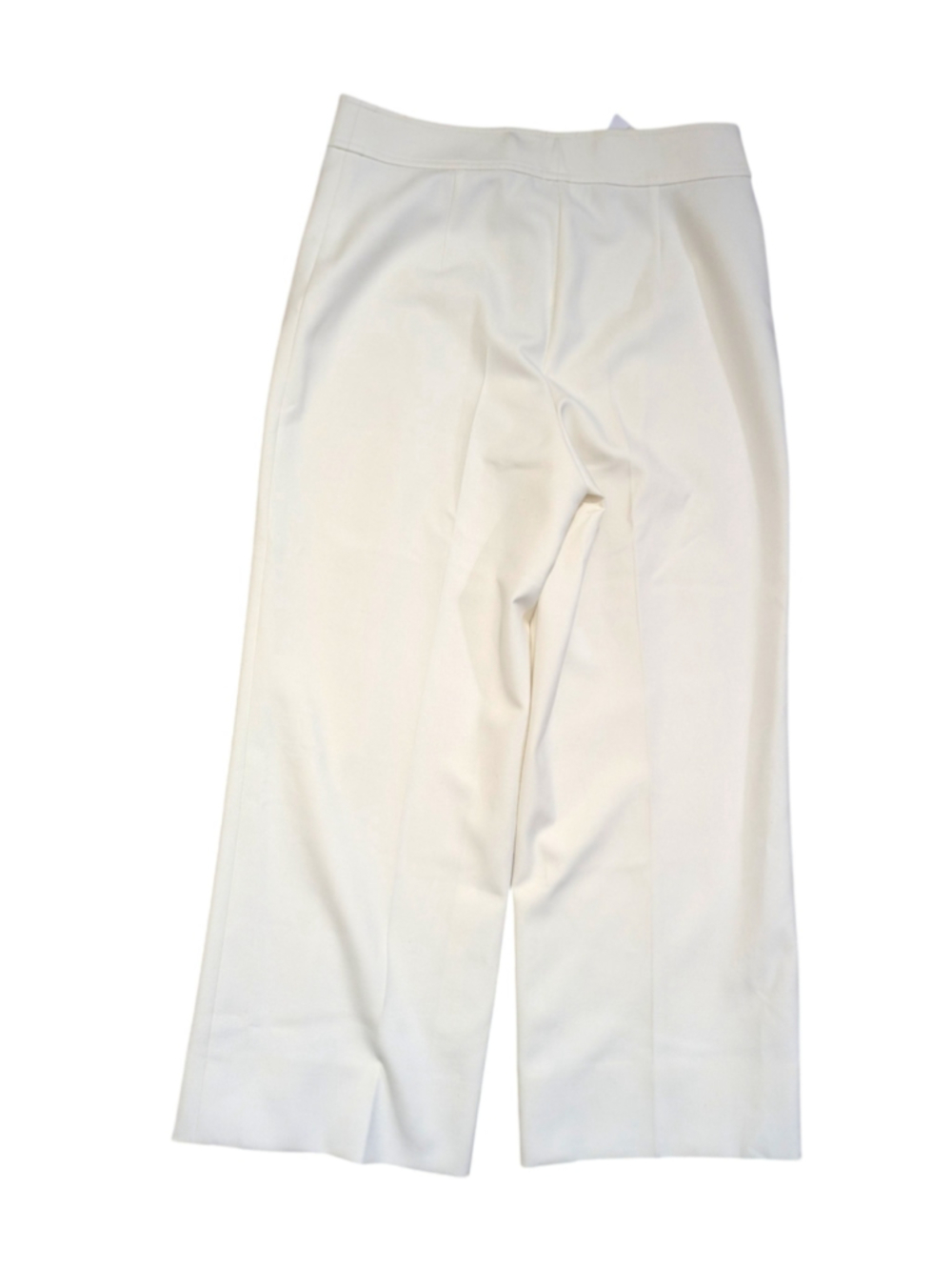 Akris Punto Cream Kick Flare Crop Trousers Size 10 - Picture 5 of 16